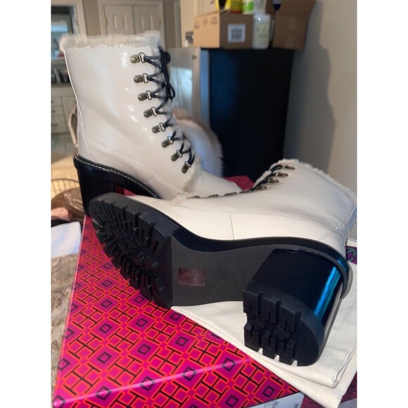 Tory Birch Miller 95 mm Shearling Lug Sole Bootie 9.5M - Picture 3 of 4